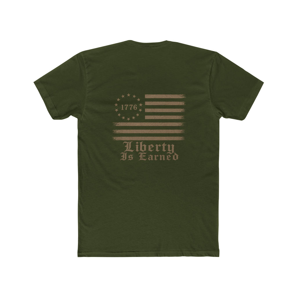Liberty Is Earned T-Shirt | 1776 Betsy Ross Flag