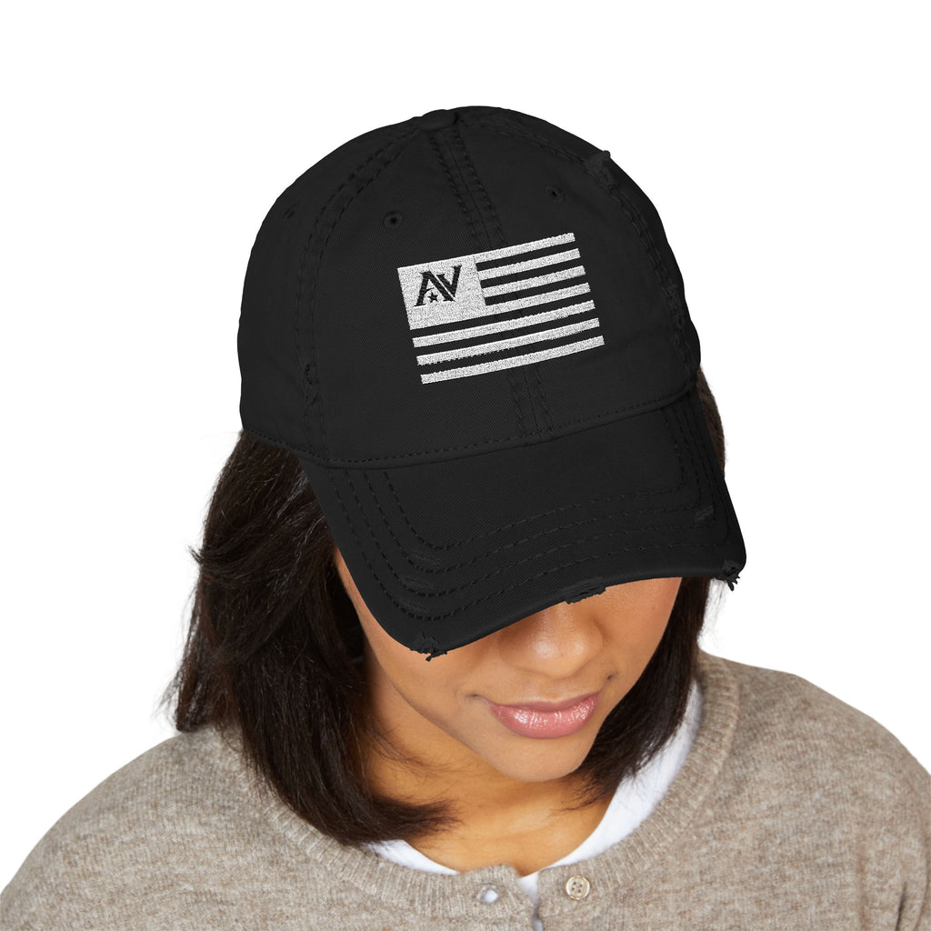AV Embroidered Flag Cap