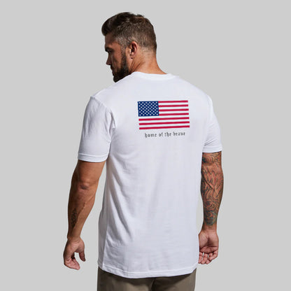 Home of The Brave T-Shirt | White